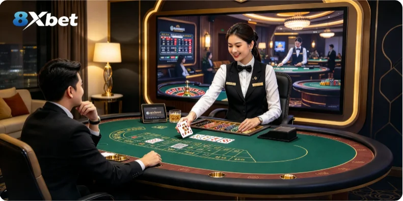 Bài Baccarat Live - Trải Nghiệm Sòng Chân Thực Tại Gia