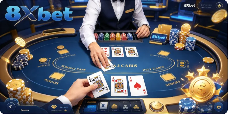 Chơi Bài 3 Cây Online Với Chuẩn luật, Nhanh Chiến Thắng