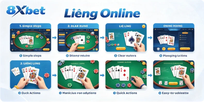 Cách chơi Liêng online đơn giản với quy luật chi tiết nhất