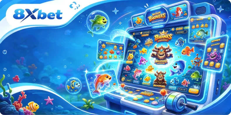 Cùng 8Xbet tìm hiểu sức hút của máy bắn cá
