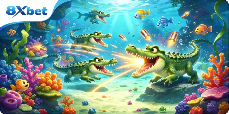 Game bắn cá sấu mang đến phút giây giải trí thú vị