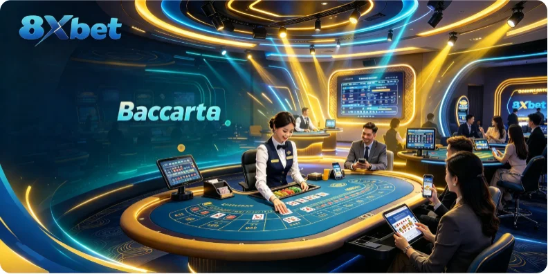 Đắm chìm trong thế giới bài Baccarat live chân thực