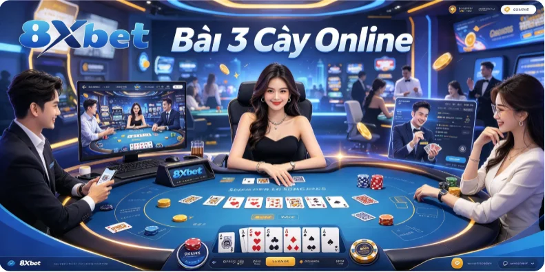 Chơi bài 3 cây online sức hấp dẫn đến từ sự đơn giản