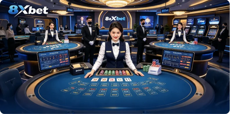 8Xbet mang đến trải nghiệm Baccarat live vượt trội